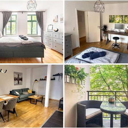 Super Zentrale, Gemutliche Wohnung Mit Balkon Лайпциг Екстериор снимка